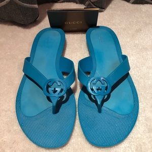 Gucci Rubber Flip Flops